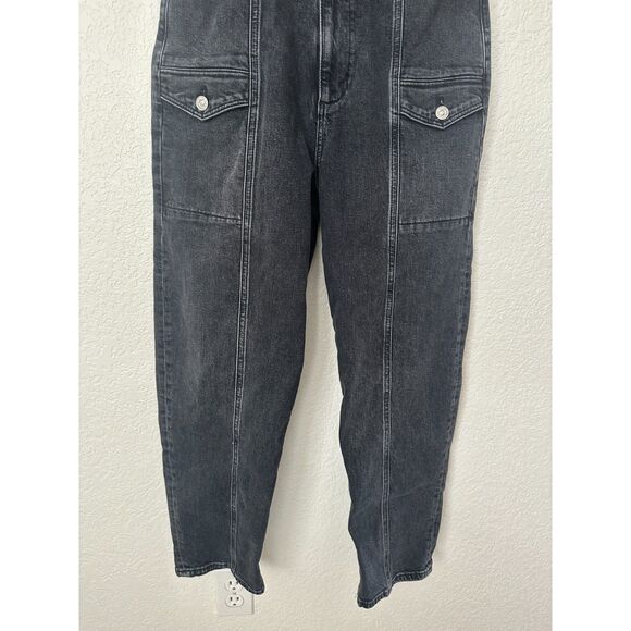 PAIGE Black Denim Jumpsuit - Picture 5 of 13